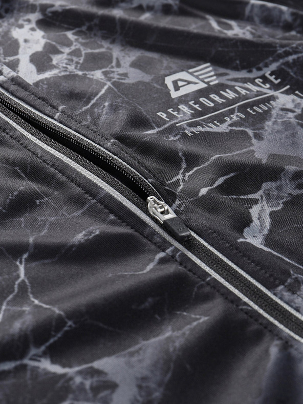 ALPINE PRO Alpine Pro SAGEN Сива колоездачна фланелка