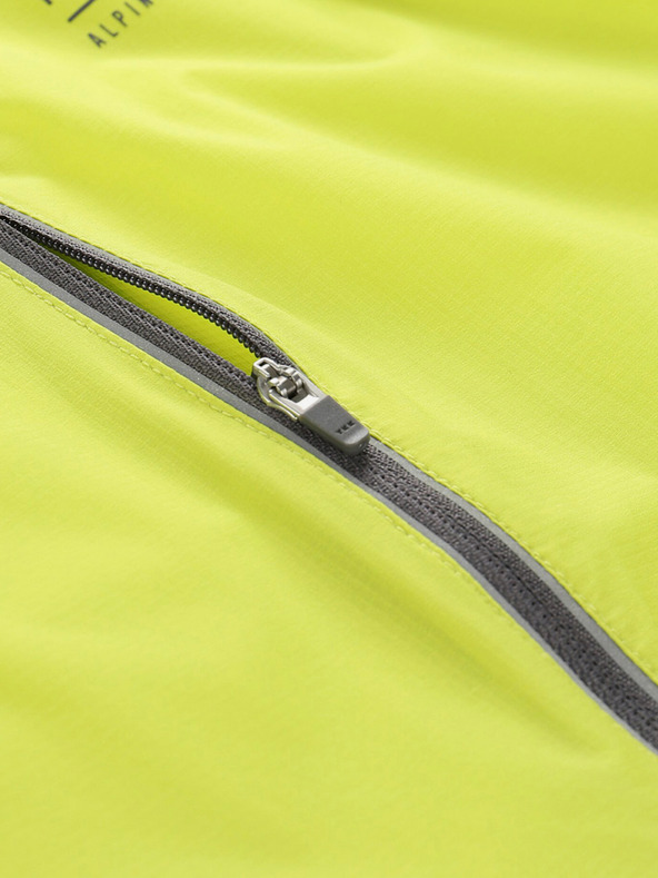 ALPINE PRO Зелено мъжко ултралеко яке с импрегнация Alpine Pro SPIN