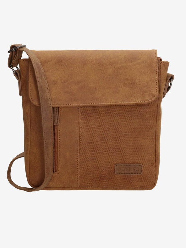 Beagles Чанта Beagles Brunete Чанта за рамо 1,5 л Cognac