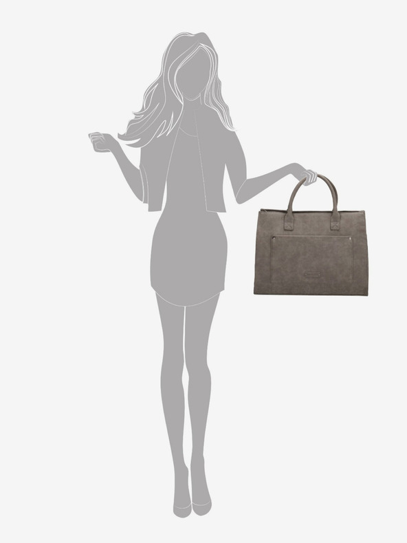 Enrico Benetti Чанта Enrico Benetti Bobbi 66523 Medium Grey