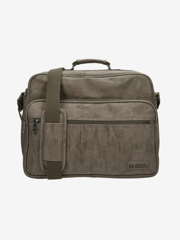 Enrico Benetti Enrico Benetti Rotterdam 15" чанта за тетрадки 20 л Medium Taupe