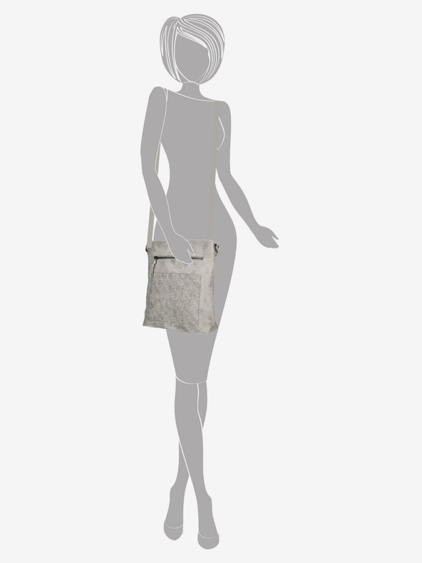 Enrico Benetti Enrico Benetti Dynthe 78004 Светло сива чанта