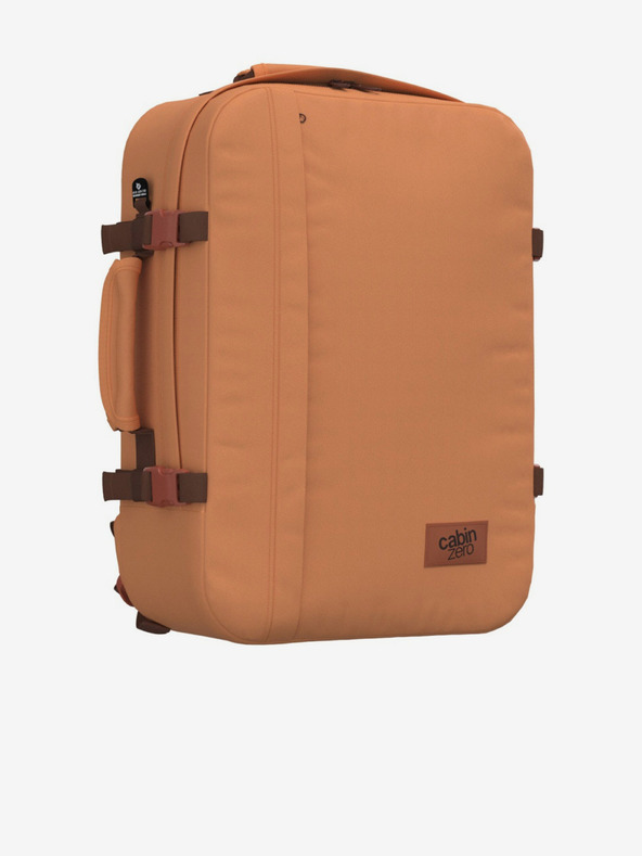 CabinZero Кафява дамска раница CabinZero Classic 44L Gobi sands