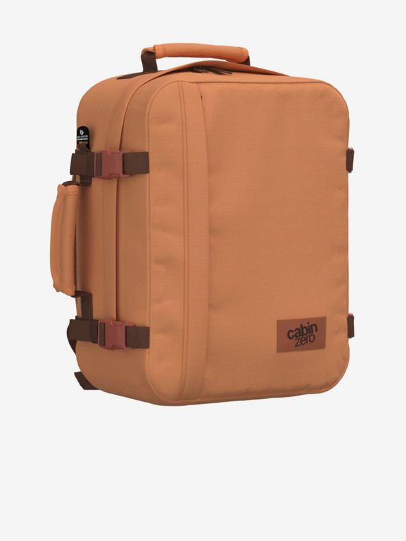 CabinZero Кафява раница CabinZero Classic 28L Gobi sands