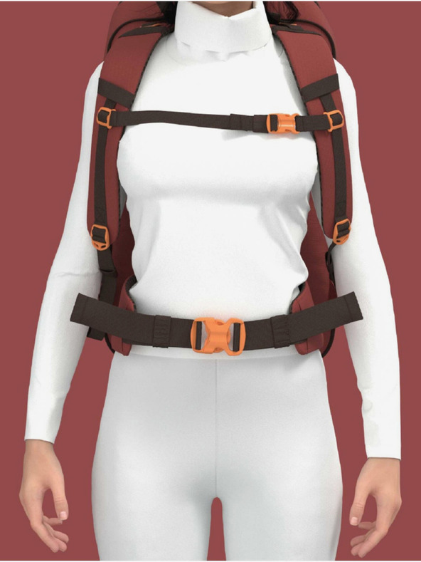 CabinZero Раница CabinZero Adv 42L Sangria red