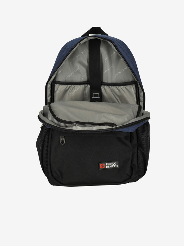 Enrico Benetti Раница Енрико Бенети Хамбург Раница за тетрадки 23 л Синя
