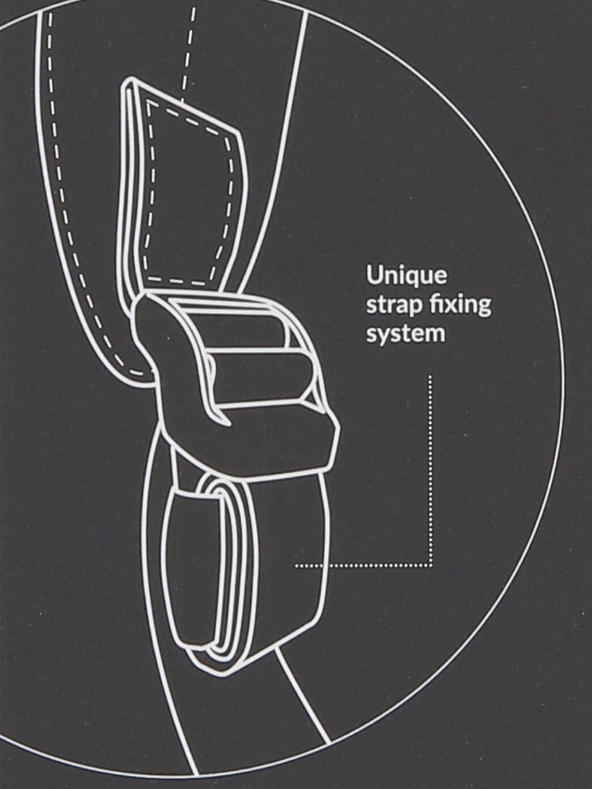 Enrico Benetti Енрико Бенети Santiago Раница за тетрадки 19 л Черно