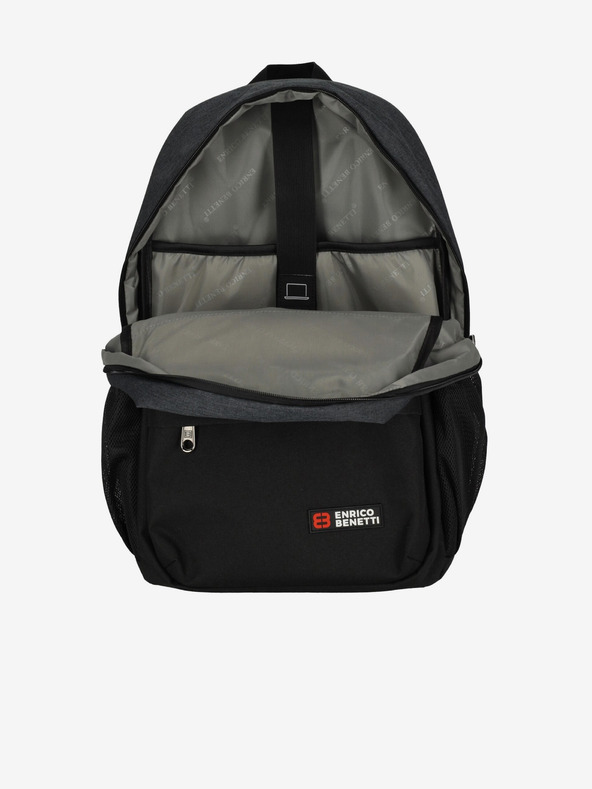 Enrico Benetti Раница Енрико Бенети Хамбург Раница за бележник 23 л Сива
