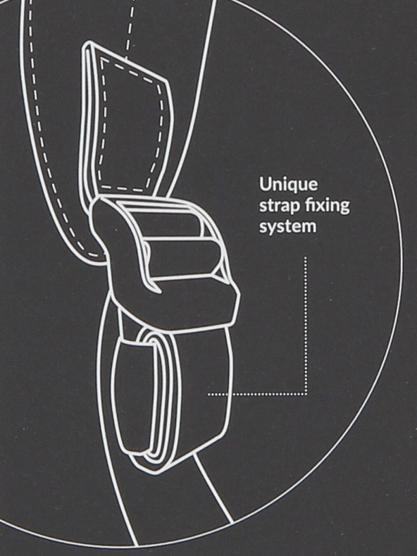 Enrico Benetti Раница Енрико Бенети Santiago Раница за бележници 17 л черно