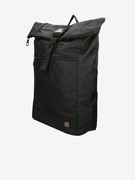 Enrico Benetti Enrico Benetti Cornell 17" раница за преносим компютър Roll Top Black