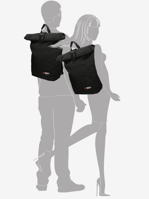 Enrico Benetti Раница за преносим компютър Enrico Benetti Amsterdam Черна