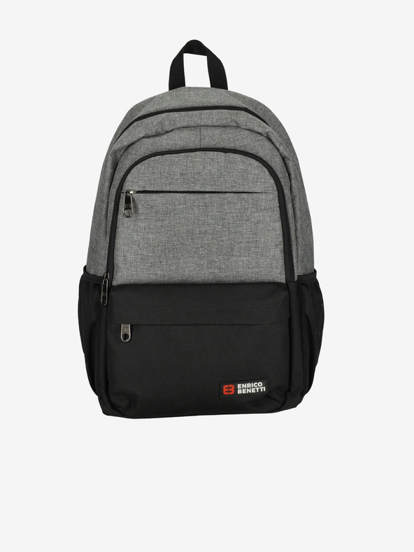 Enrico Benetti Раница Енрико Бенети Хамбург Раница за бележници 23 л Светлосиво