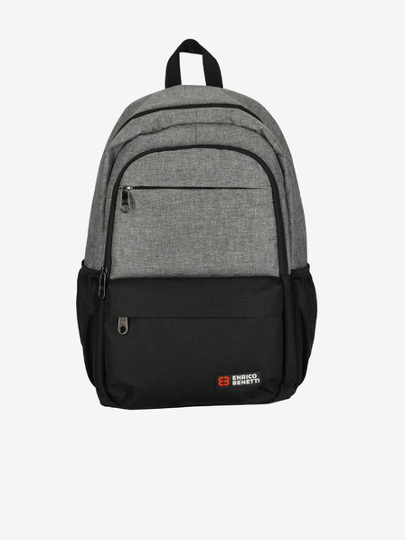 Enrico Benetti Раница Енрико Бенети Хамбург Раница за бележници 23 л Светлосиво