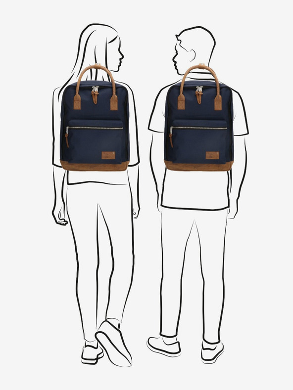 Enrico Benetti Раница Enrico Benetti Santiago Notebook 17 l Blue