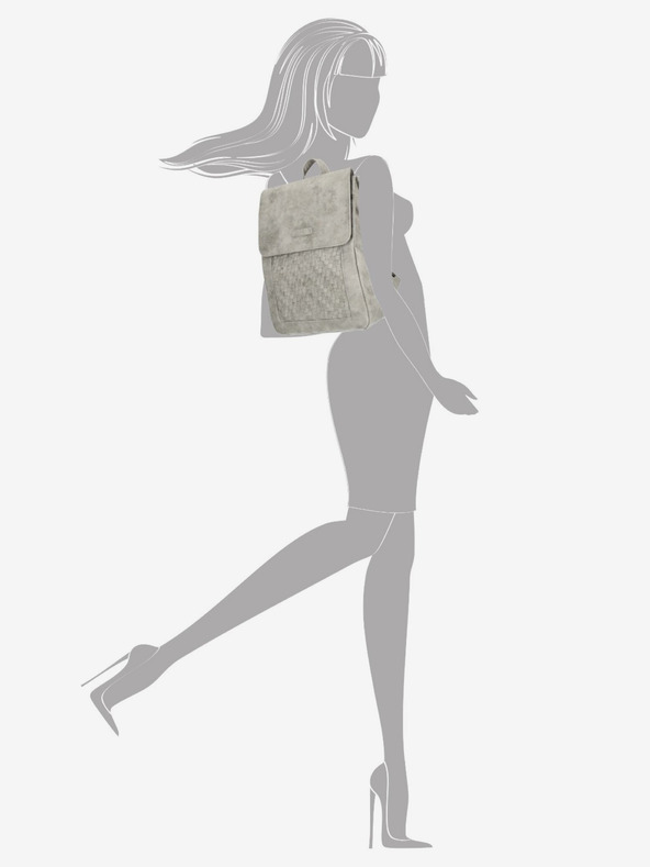 Enrico Benetti Раница Enrico Benetti Dynthe 78006 Светло сиво