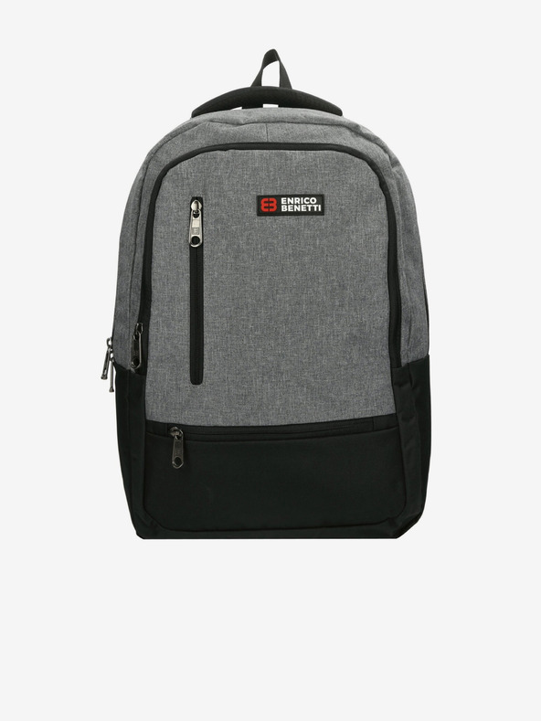 Enrico Benetti Раница за преносими компютри Enrico Benetti Hamburg 15" Светлосива раница