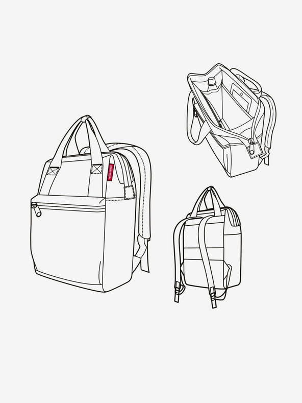 Reisenthel Reisenthel Allrounder R Голяма черна дамска раница