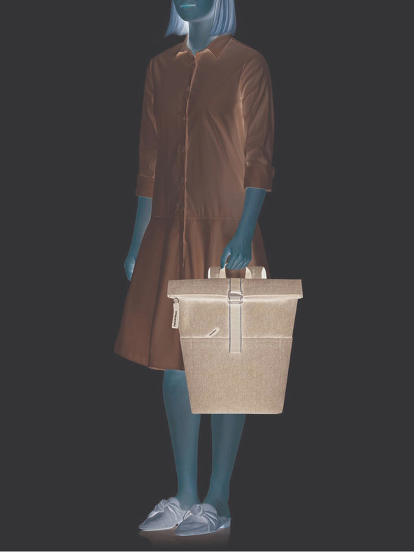 Reisenthel Раница Reisenthel Rolltop Herringbone Тъмно синьо