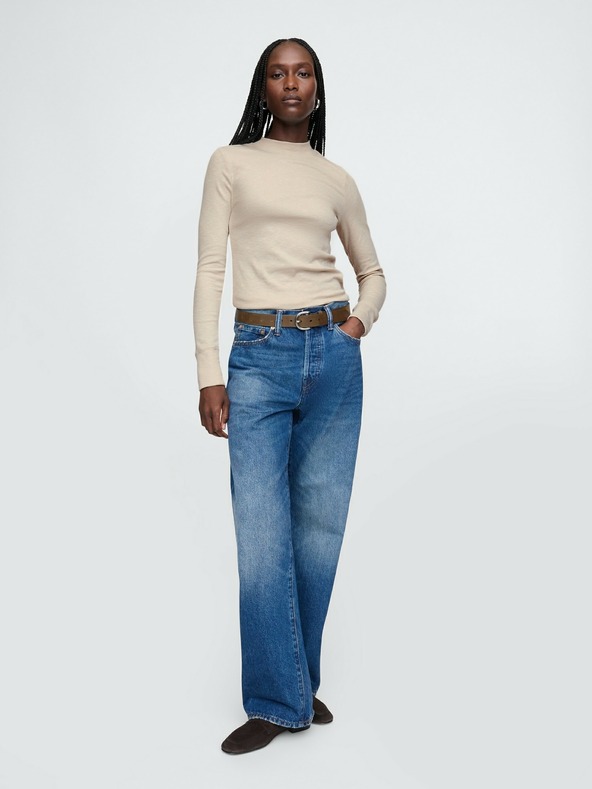 GAP Трикотажна тениска с ребра GAP