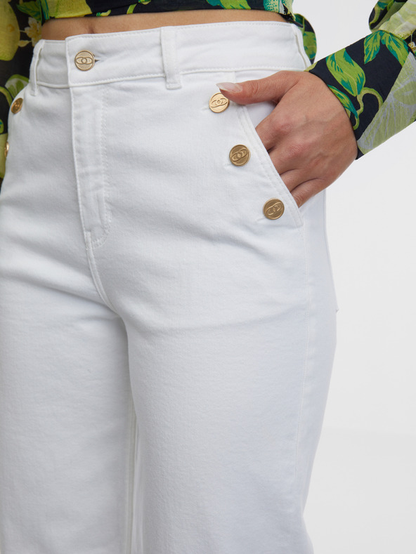 Orsay Бели дамски wide дънки ORSAY