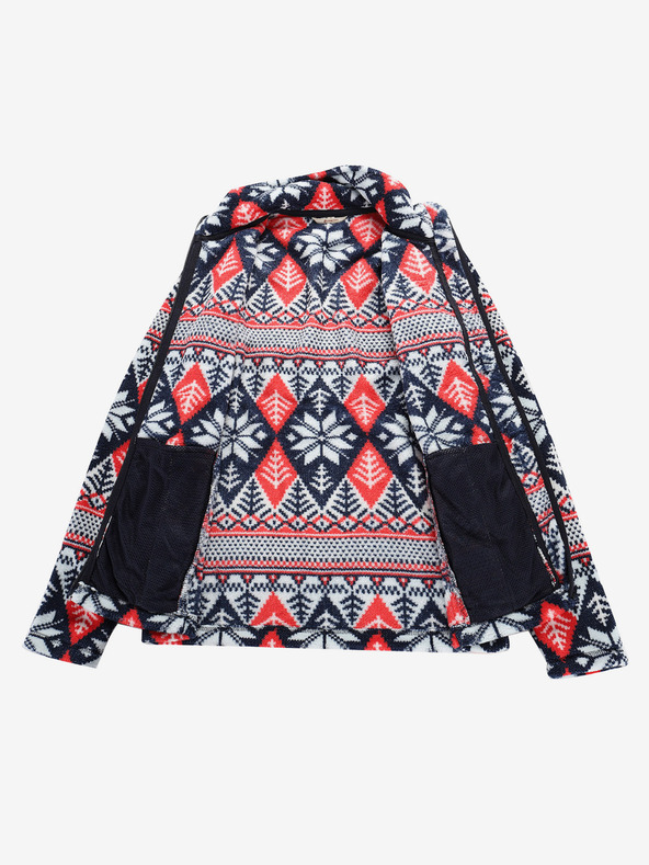 ALPINE PRO Дамски суитчър Supratherm Alpine Pro Eflina в червено и синьо