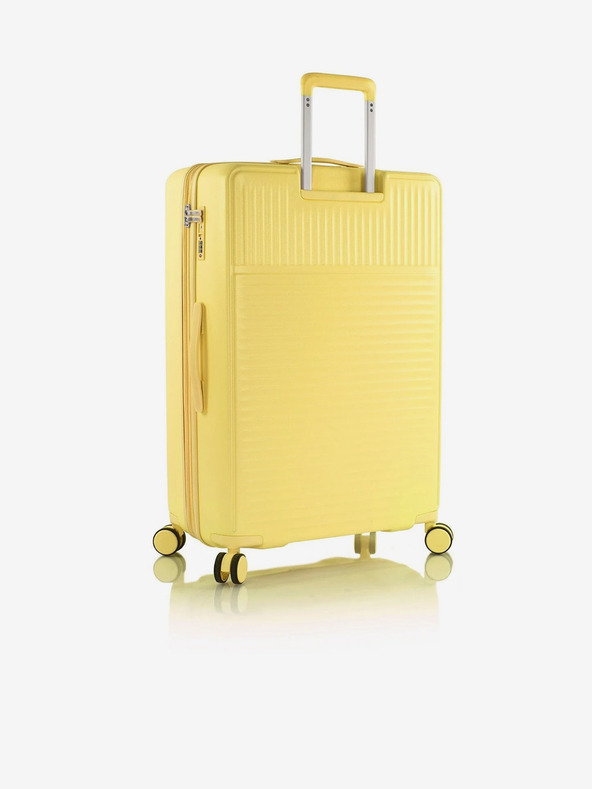 Heys Жълт пътнически куфар Heys Pastel L