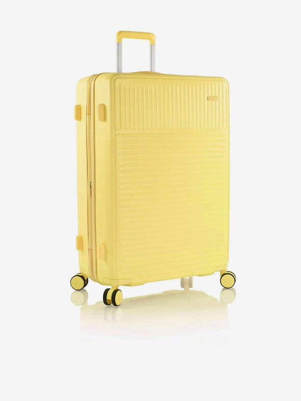 Heys Жълт пътнически куфар Heys Pastel L