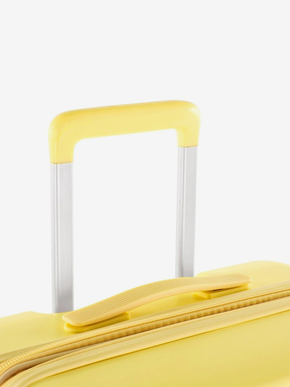 Heys Жълт пътнически куфар Heys Pastel L