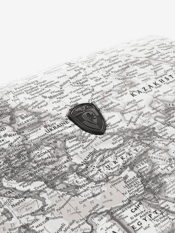 Heys Куфар за пътуване с черно-бял десен Heys Journey 3G S