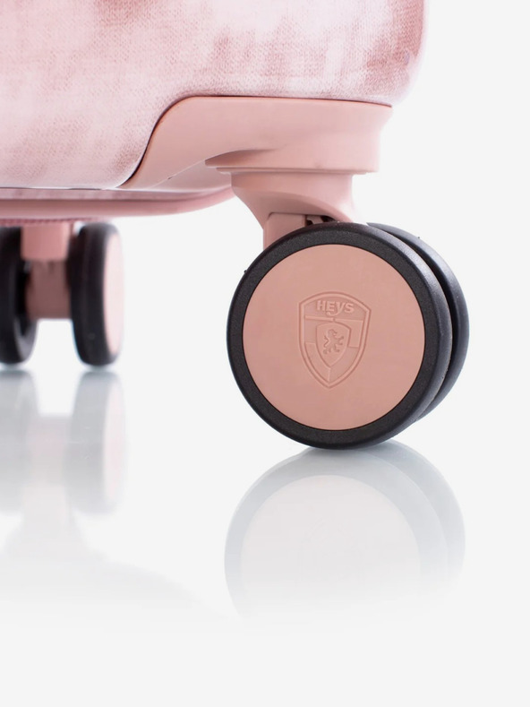 Heys Розов шарен пътнически куфар Heys Tie-Dye M