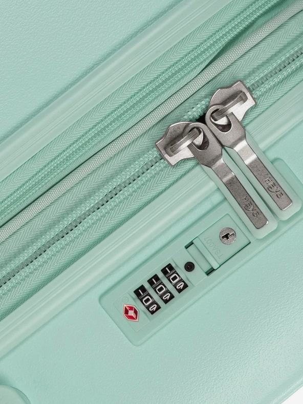 Heys Светлозелен пътнически куфар Heys Pastel L Mint
