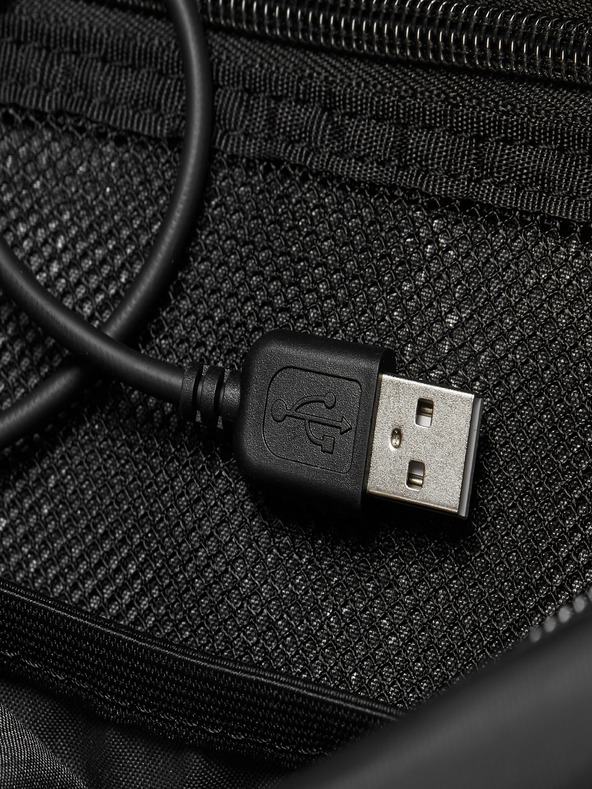 Hedgren Черна мъжка раница Hedgren Tube Kidney