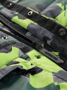 ALPINE PRO Зелено-сиво яке за момиче с мембрана PTX Alpine Pro Werdo
