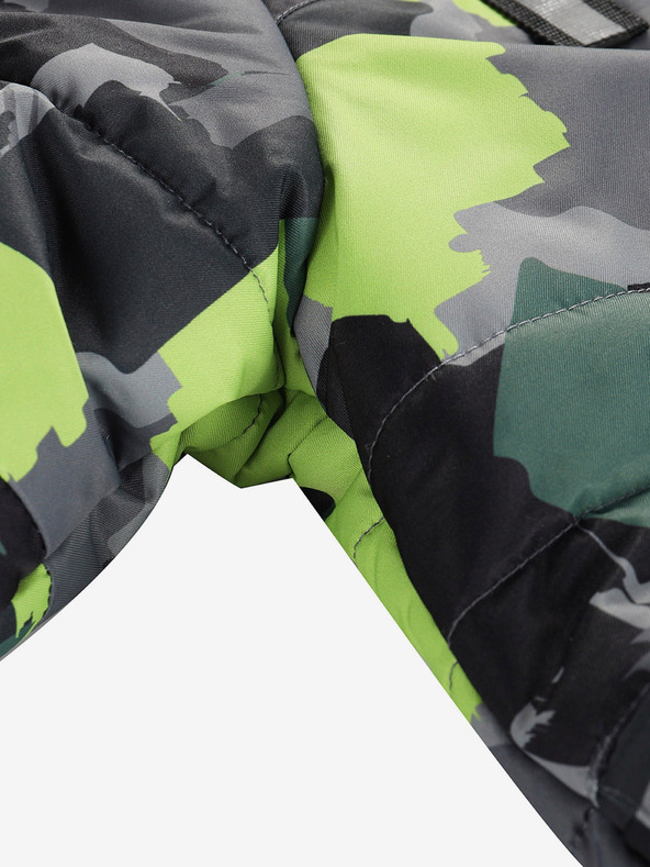 ALPINE PRO Зелено-сиво яке за момиче с мембрана PTX Alpine Pro Werdo