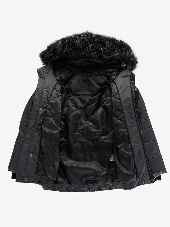 ALPINE PRO Сиво яке за момиче с мембрана PTX Alpine Pro Werdo