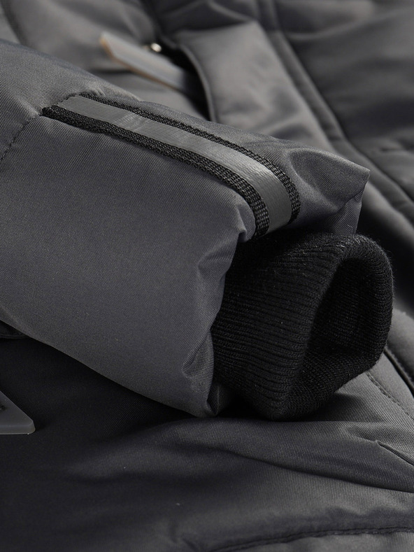 ALPINE PRO Сиво яке за момиче с мембрана PTX Alpine Pro Werdo