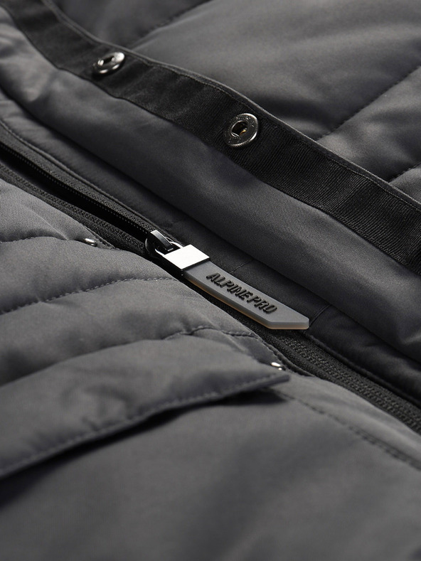 ALPINE PRO Сиво яке за момиче с мембрана PTX Alpine Pro Werdo