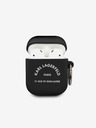 Karl Lagerfeld Rue St Guillaume Силиконов калъф за Airpods 1/2 Black Karl Lagerfeld