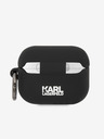 Karl Lagerfeld 3D лого NFT Karl Head Силиконов калъф за Airpods Pro черен Karl Lagerfeld