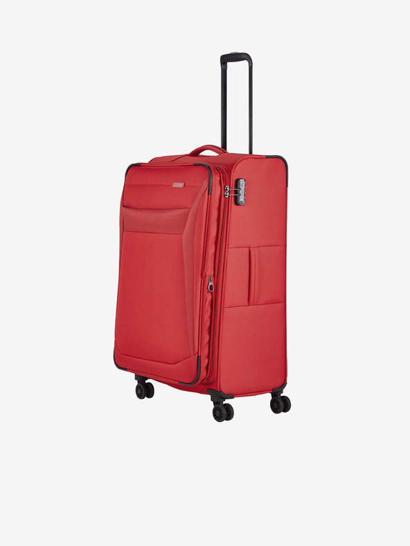 Travelite Комплект от три пътнически куфара Travelite Chios в червено S,M,L