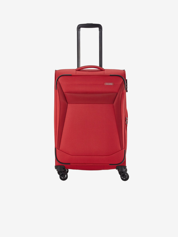 Travelite Комплект от три пътнически куфара Travelite Chios в червено S,M,L