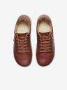 Keen Кафяви дамски кожени маратонки Keen KNX Lace