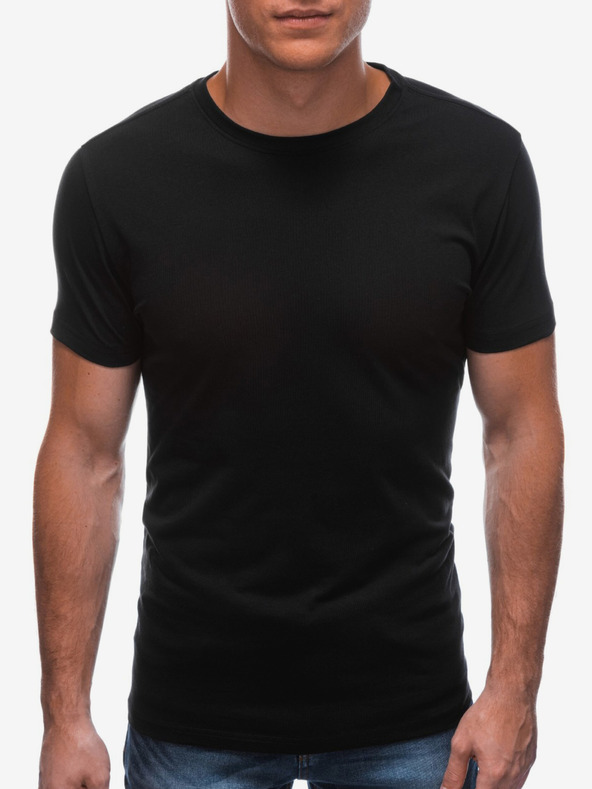 Edoti Черна мъжка основна тениска Edoti
