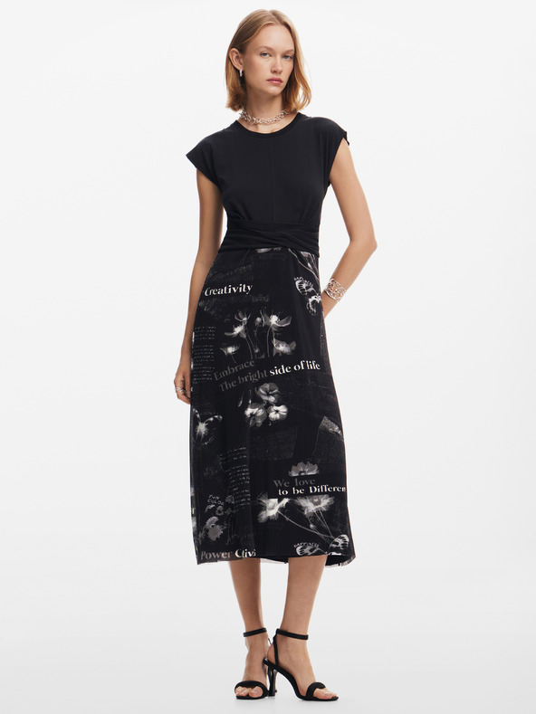 Desigual Дамска шарена рокля Desigual Good News