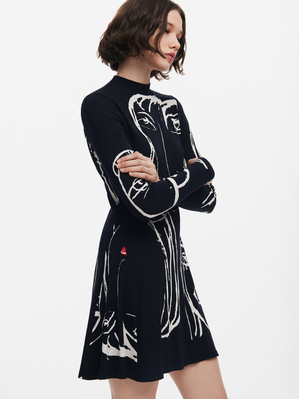 Desigual Desigual дамска рокля с десен Oregon