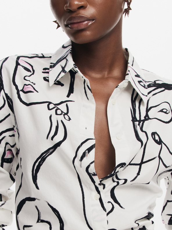 Desigual Дамска риза Desigual Faces Patterned