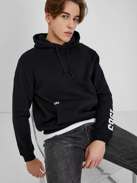 GAP Суитшърт с лого и качулка GAP