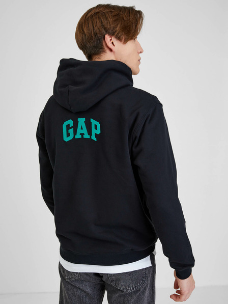 GAP Суитшърт с лого и качулка GAP