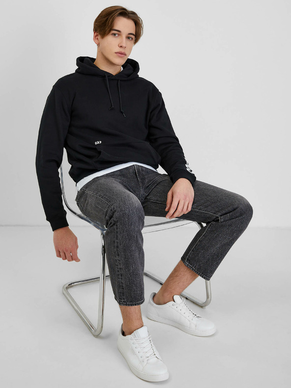 GAP Суитшърт с лого и качулка GAP