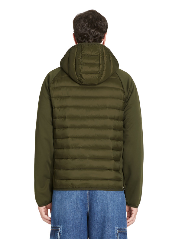 Celio Мъжка жилетка с качулка в цвят каки Celio Jushellsl